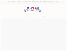 Tablet Screenshot of emekkombi.com